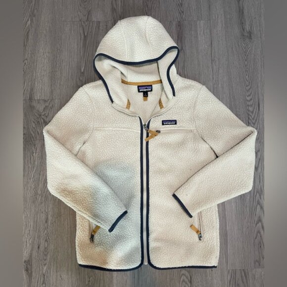 Patagonia women’s retro pile fleece hoodie small - Picture 3 of 6